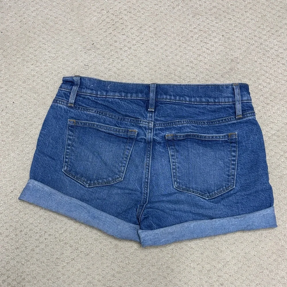 Denim Blue Jean Shorts - LOFT Size 0/25 - The Roll Short - Picture 5 of 6